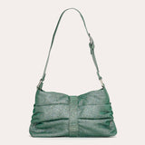 Folded Rhinestone - Emerald Green