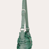 Folded Rhinestone - Emerald Green