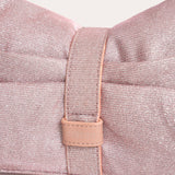 Folded Rhinestone - Blush Pink