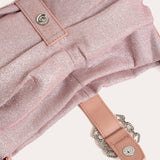 Folded Rhinestone - Blush Pink