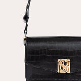 Crocodile Effect Fortuniti Bag - Black