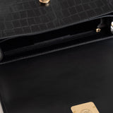 Crocodile Effect Fortuniti Bag - Black