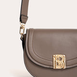 Sac demi-lune Neptini - Taupe Cendré