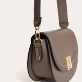 Sac demi-lune Neptini - Taupe Cendré