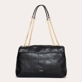 Quilted flap bag Séréniti - Black