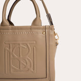 Harmini Mini Tote Bag - Chestnut Beige