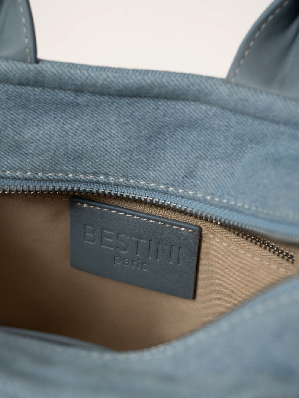 Bestini Mini cabas Harmini - Denim bestini paris – BESTINI