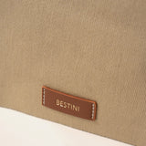 Harmini Mini Tote Bag - Linen and Cognac