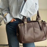 Sac bowling & lacet - Chocolat