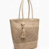 Panier coquillage - Beige