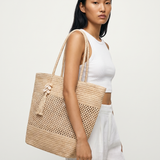 Panier coquillage - Beige