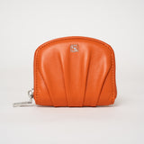 Porte monnaie Babi pli - Orange papaye