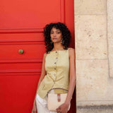 Mini sac seau Sigilli (SAN) - Paille