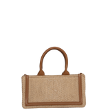 Mini cabas Tini Harmoni EST-OUEST - Lin Beige et Tan