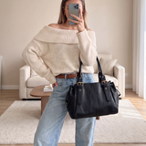 Sac bowling & lacet - Noir
