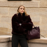 Ooxi Tote Bag - Bordeaux